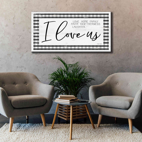 Image of 'I Love Us' by Cindy Jacobs, Canvas Wall Art,60 x 30