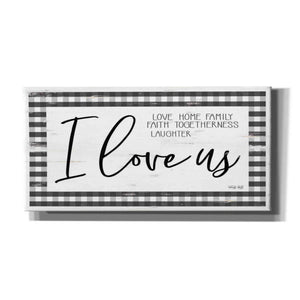 'I Love Us' by Cindy Jacobs, Canvas Wall Art