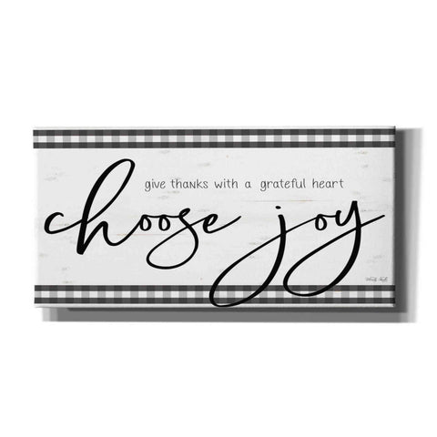 Image of 'Choose Joy Plaid' by Cindy Jacobs, Canvas Wall Art