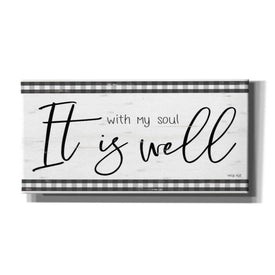 'It is Well Plaid' by Cindy Jacobs, Canvas Wall Art