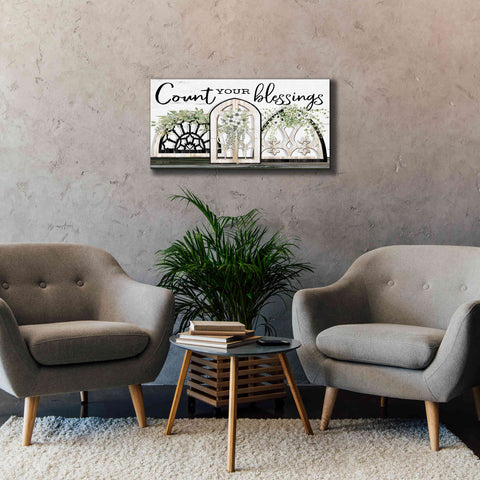 Image of 'Count Your Blessings' by Cindy Jacobs, Canvas Wall Art,40 x 20