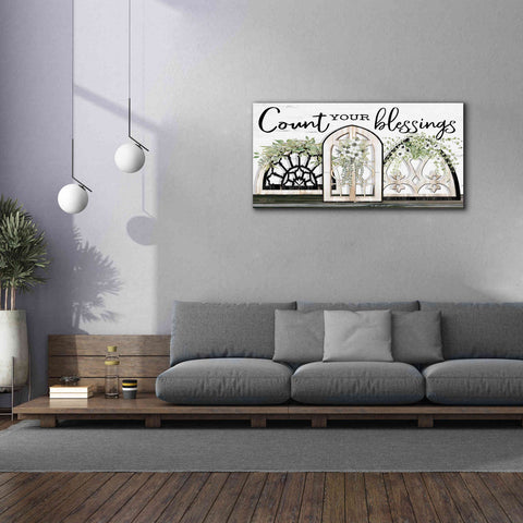 Image of 'Count Your Blessings' by Cindy Jacobs, Canvas Wall Art,60 x 30
