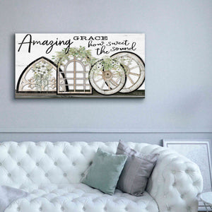 'Amazing Grace' by Cindy Jacobs, Canvas Wall Art,60 x 30