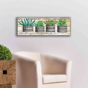 'Sticking with Your Family' by Cindy Jacobs, Canvas Wall Art,36 x 12