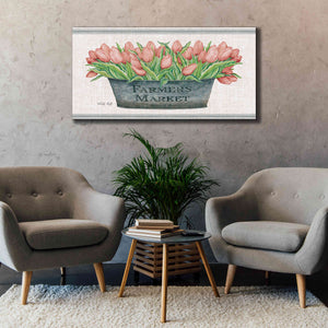 'Farmer's Market Blush Tulips' by Cindy Jacobs, Canvas Wall Art,60 x 30
