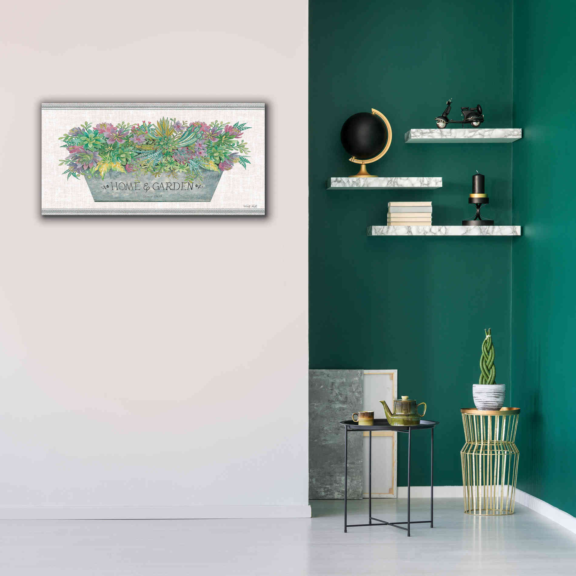 'Home & Garden' by Cindy Jacobs, Canvas Wall Art,40 x 20