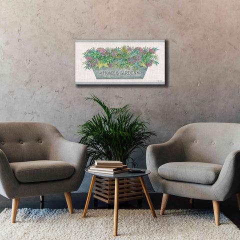 Image of 'Home & Garden' by Cindy Jacobs, Canvas Wall Art,40 x 20