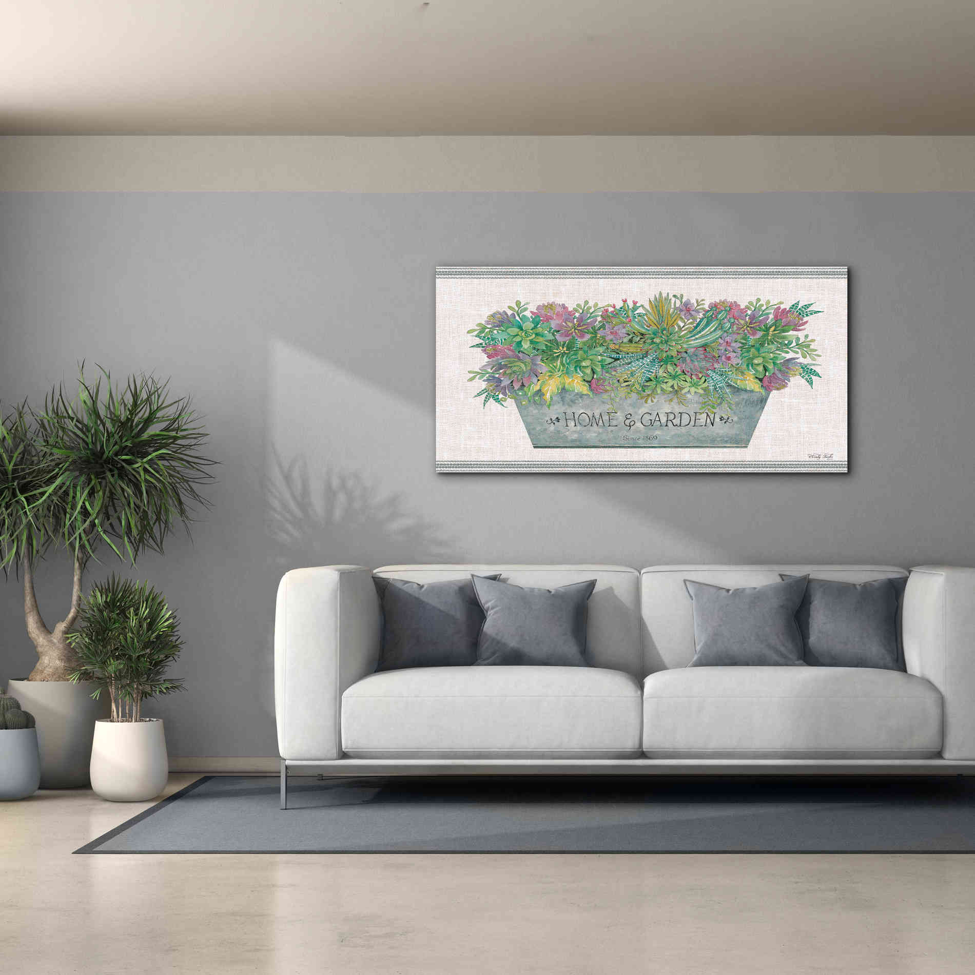 'Home & Garden' by Cindy Jacobs, Canvas Wall Art,60 x 30