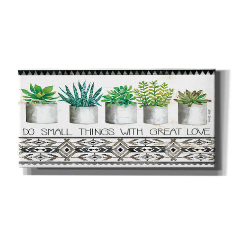 Image of 'Do Small Things Succulents' by Cindy Jacobs, Canvas Wall Art