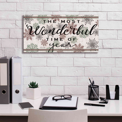 Image of 'The Most Wonderful Time of the Year' by Cindy Jacobs, Canvas Wall Art,24 x 12