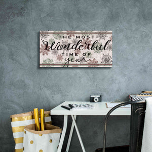 'The Most Wonderful Time of the Year' by Cindy Jacobs, Canvas Wall Art,24 x 12