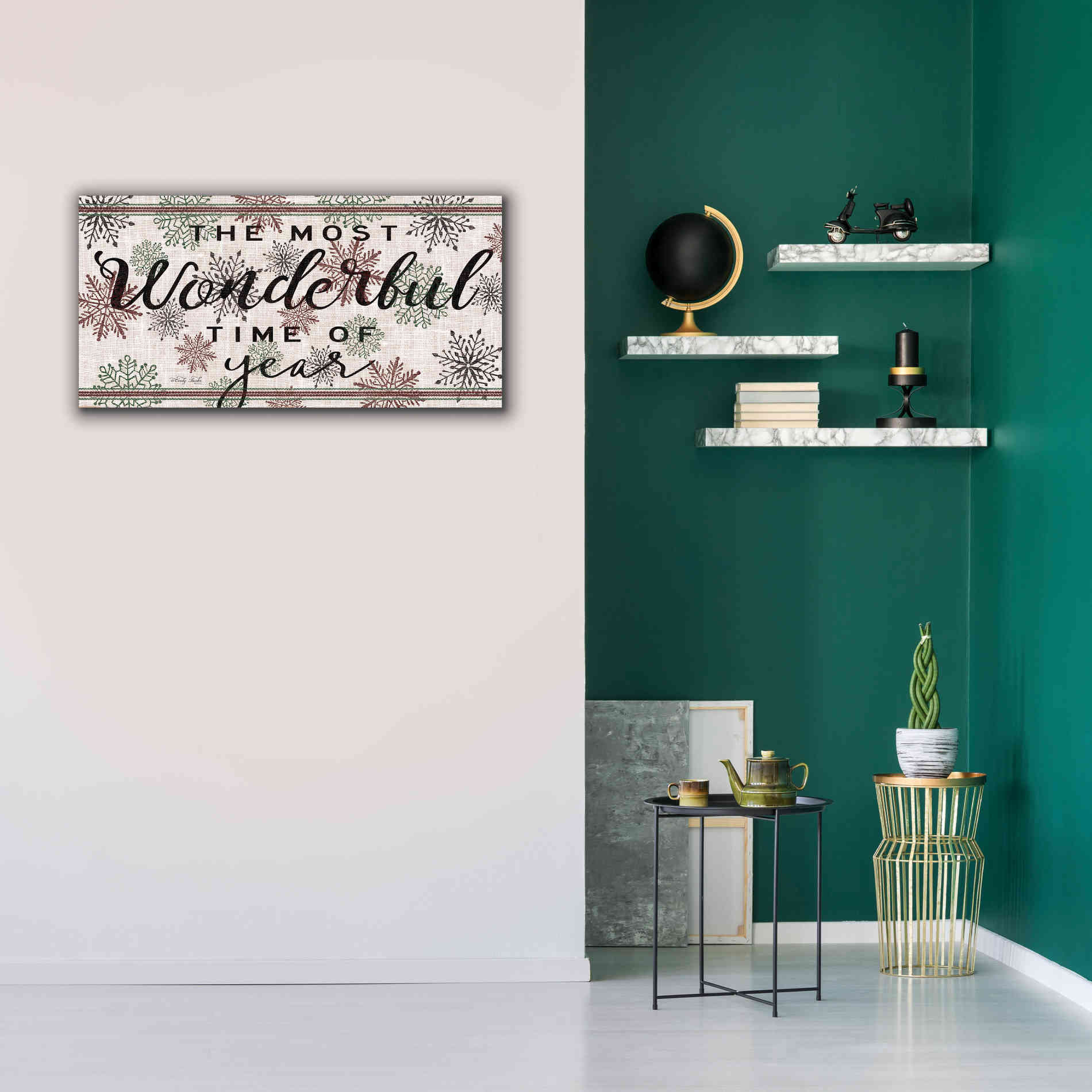 'The Most Wonderful Time of the Year' by Cindy Jacobs, Canvas Wall Art,40 x 20