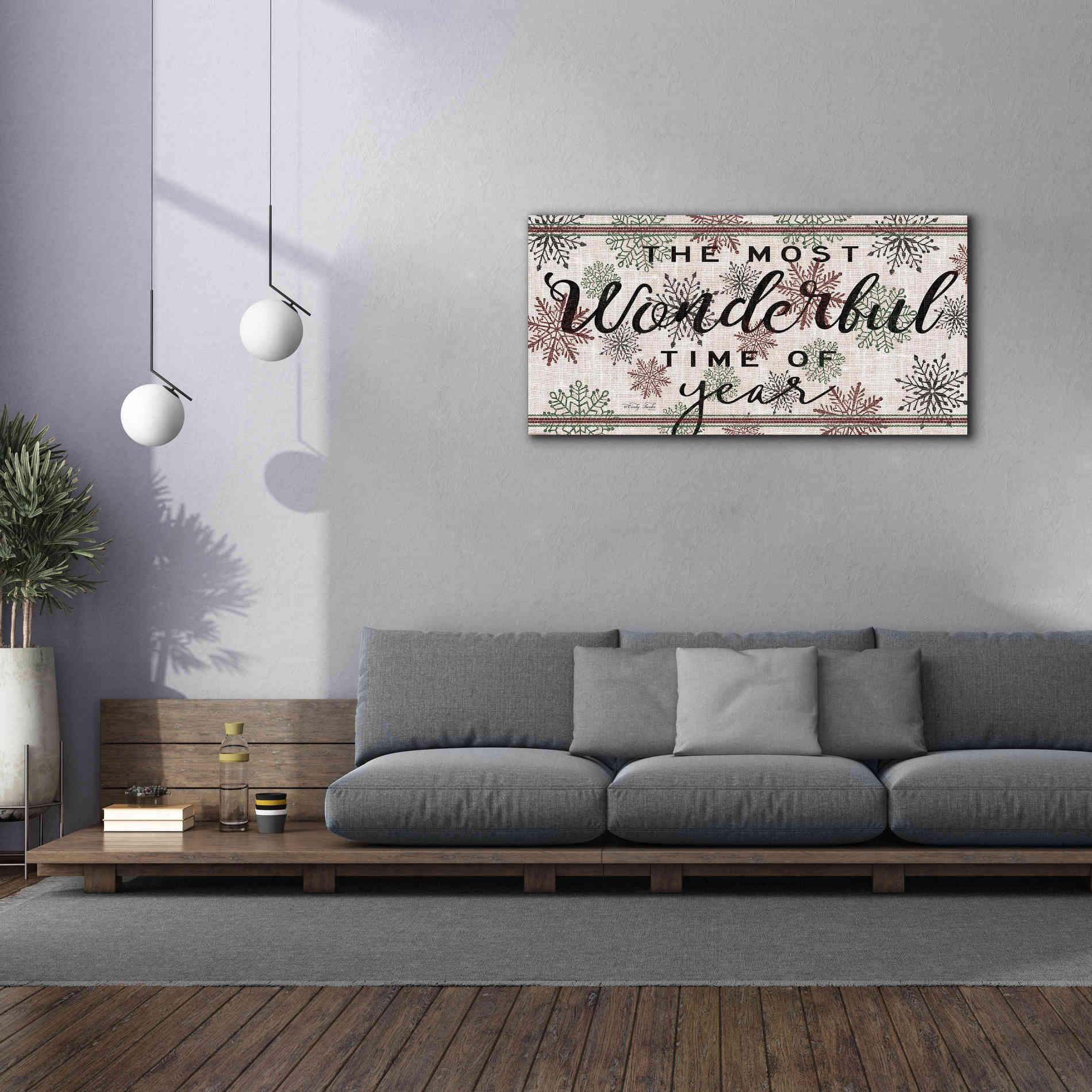 'The Most Wonderful Time of the Year' by Cindy Jacobs, Canvas Wall Art,60 x 30