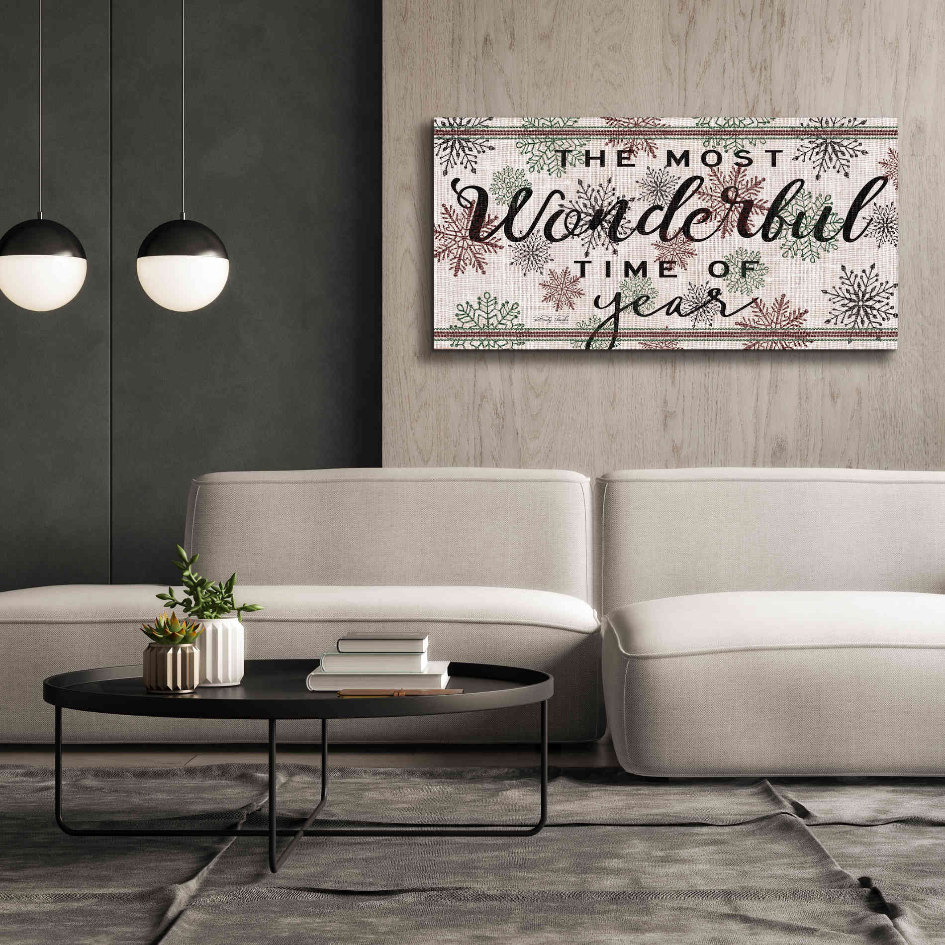 'The Most Wonderful Time of the Year' by Cindy Jacobs, Canvas Wall Art,60 x 30