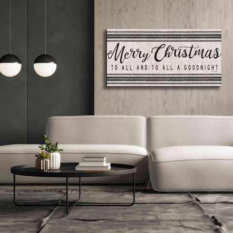 Image of 'Merry Christmas to All' by Cindy Jacobs, Canvas Wall Art,60 x 30