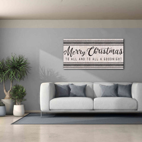 Image of 'Merry Christmas to All' by Cindy Jacobs, Canvas Wall Art,60 x 30