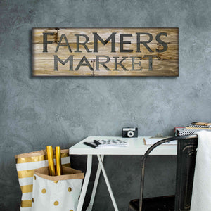 'Farmer's Market' by Cindy Jacobs, Canvas Wall Art,36 x 12