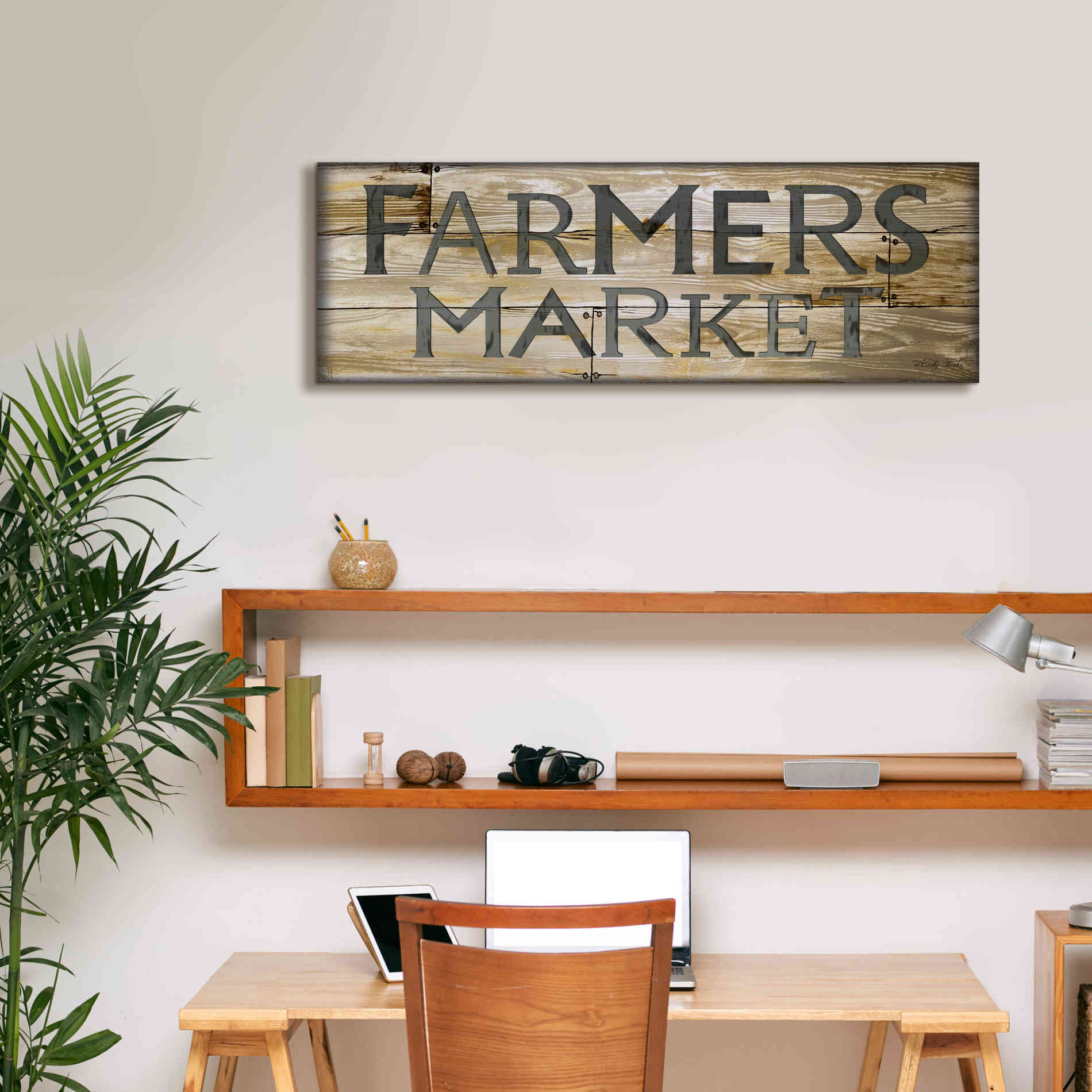 'Farmer's Market' by Cindy Jacobs, Canvas Wall Art,36 x 12