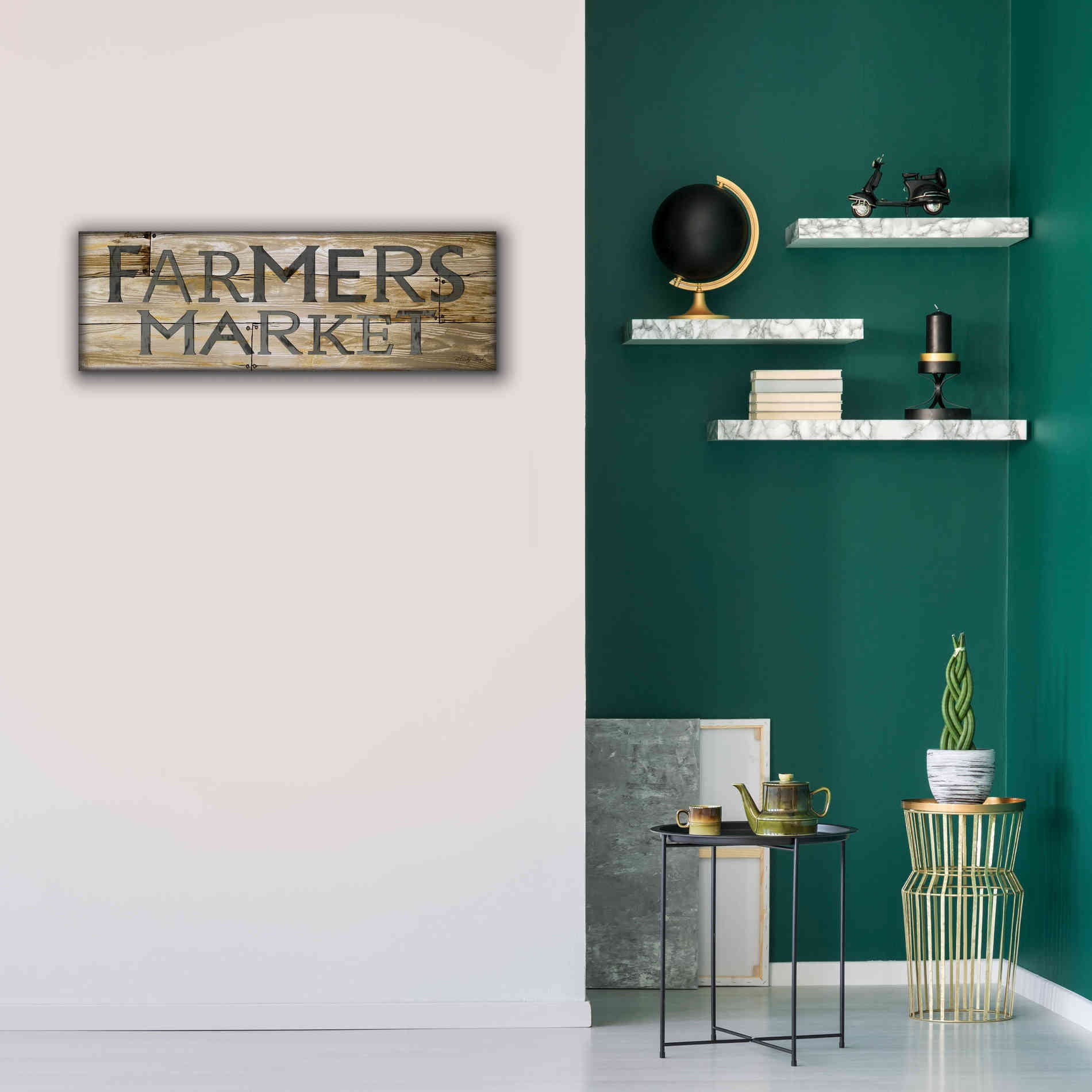 'Farmer's Market' by Cindy Jacobs, Canvas Wall Art,36 x 12