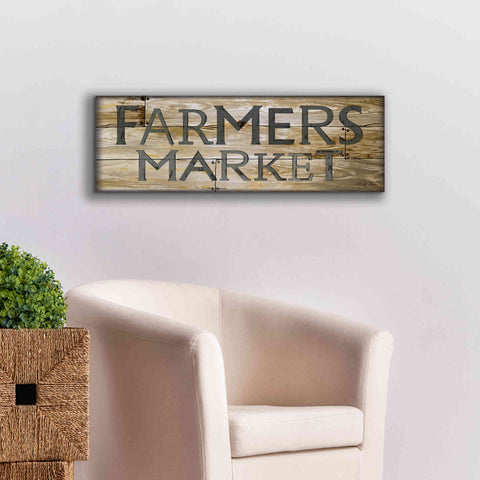 Image of 'Farmer's Market' by Cindy Jacobs, Canvas Wall Art,36 x 12