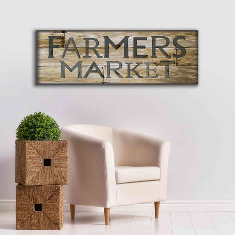Image of 'Farmer's Market' by Cindy Jacobs, Canvas Wall Art,60 x 20