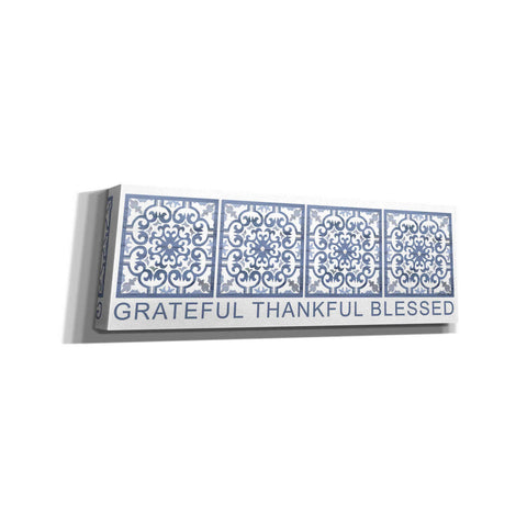 'Grateful, Thankful, Blessed Pattern' by Cindy Jacobs, Canvas Wall Art