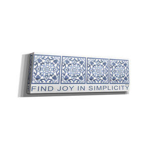 'Find Joy in Simplicity Pattern' by Cindy Jacobs, Canvas Wall Art