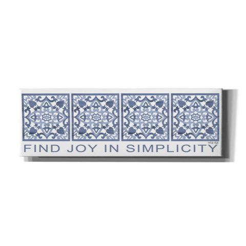 Image of 'Find Joy in Simplicity Pattern' by Cindy Jacobs, Canvas Wall Art