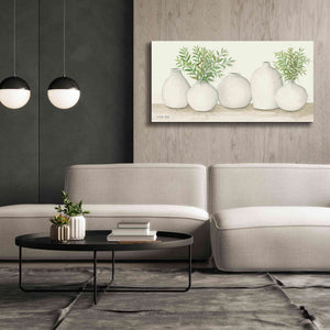 'Simplicity in White I' by Cindy Jacobs, Canvas Wall Art,60 x 30