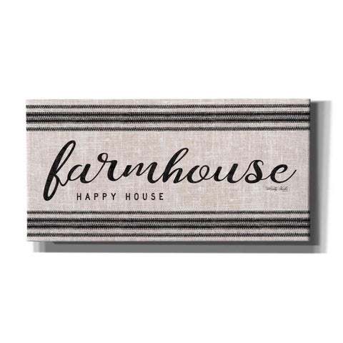 Image of 'Farmhouse Happy House' by Cindy Jacobs, Canvas Wall Art