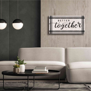'Better Together' by Cindy Jacobs, Canvas Wall Art,40 x 20