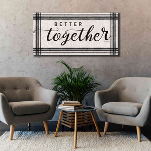 'Better Together' by Cindy Jacobs, Canvas Wall Art,60 x 30
