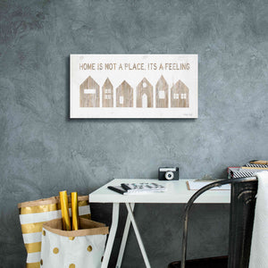 'Home is Not a Place' by Cindy Jacobs, Canvas Wall Art,24 x 12