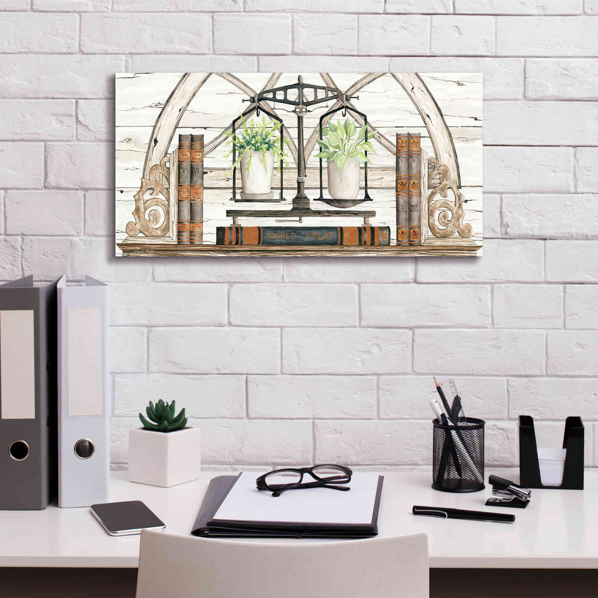 'Balance of Beauty' by Cindy Jacobs, Canvas Wall Art,24 x 12