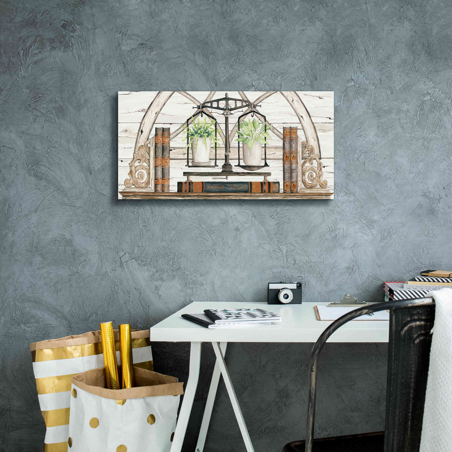 'Balance of Beauty' by Cindy Jacobs, Canvas Wall Art,24 x 12