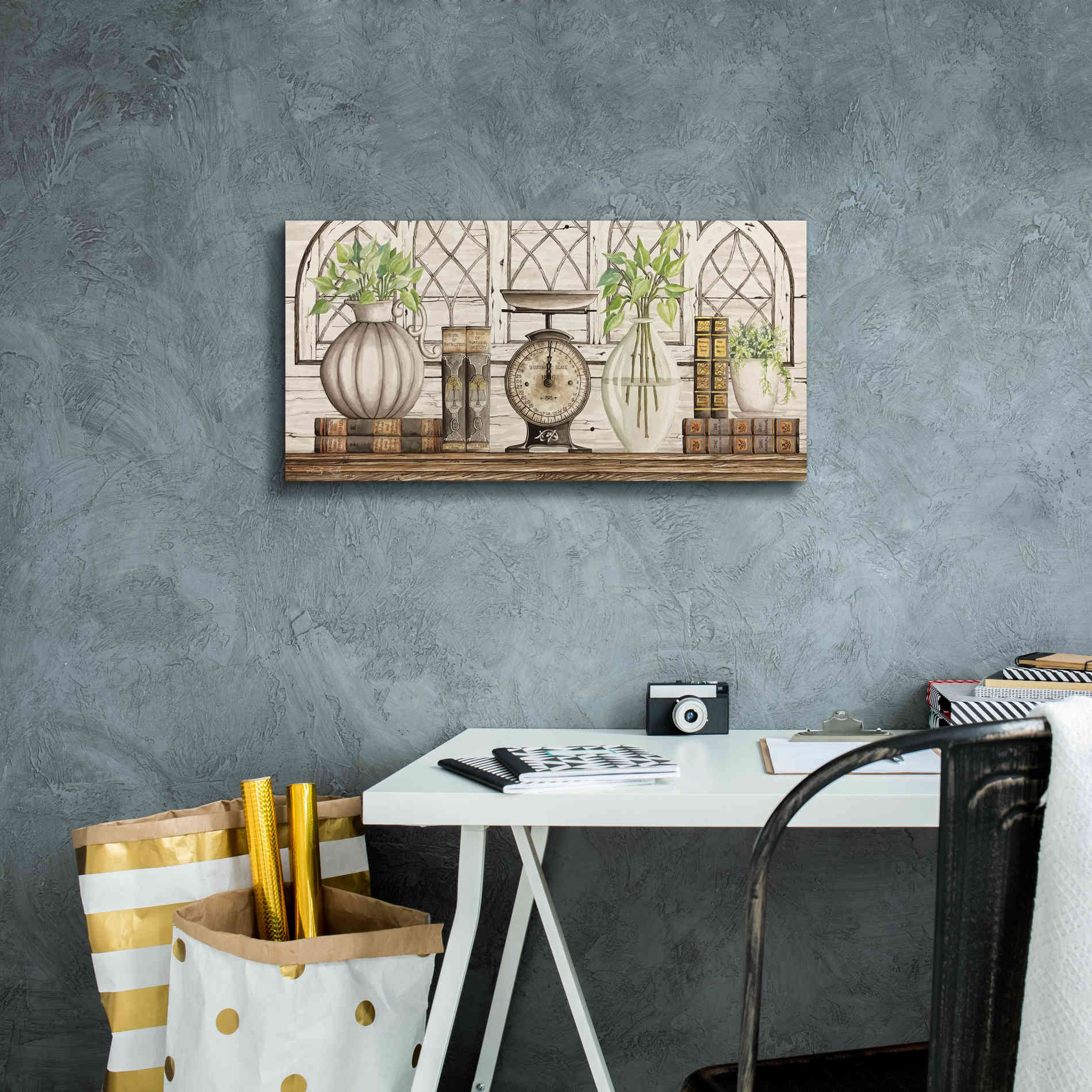 'All Things Beautiful' by Cindy Jacobs, Canvas Wall Art,24 x 12