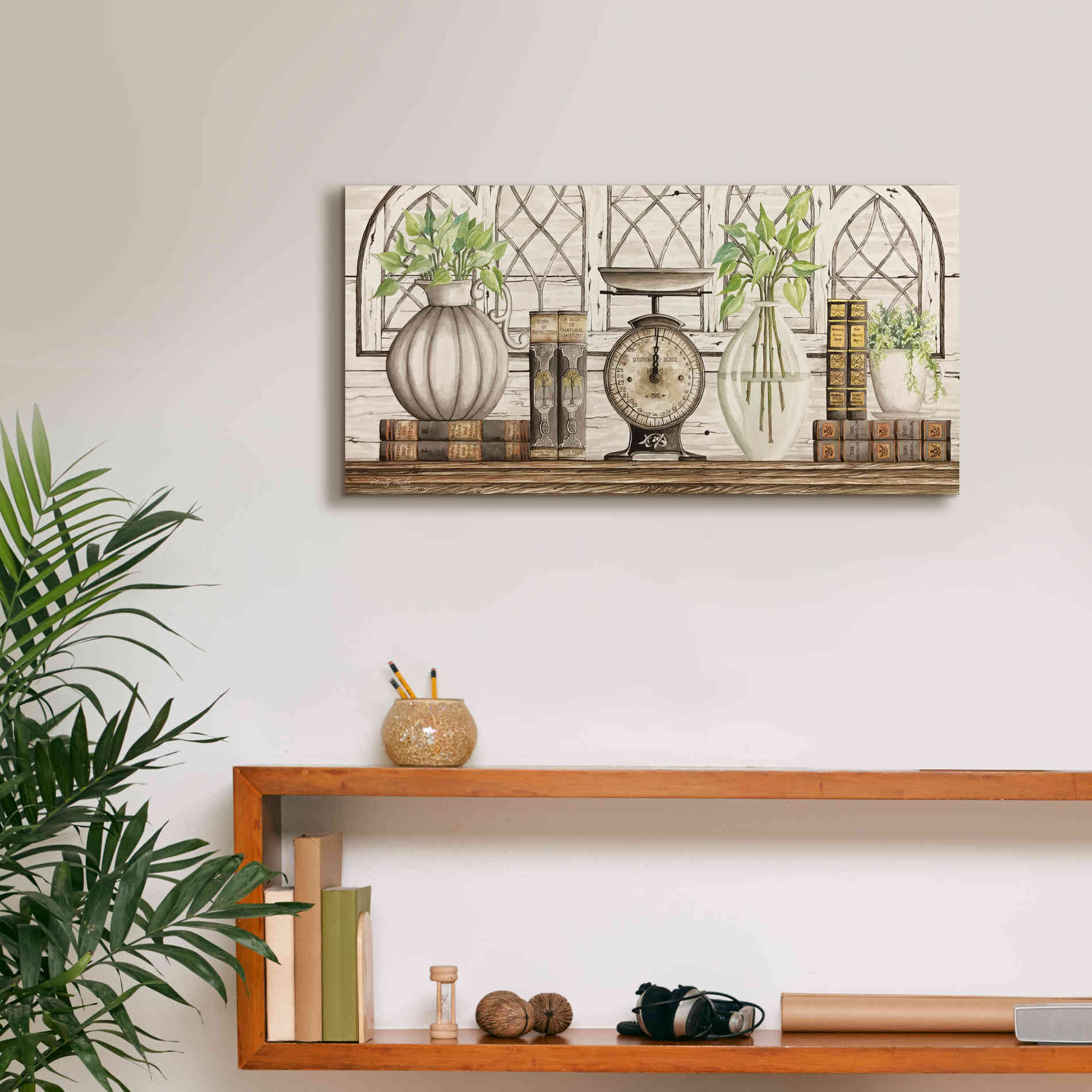 'All Things Beautiful' by Cindy Jacobs, Canvas Wall Art,24 x 12