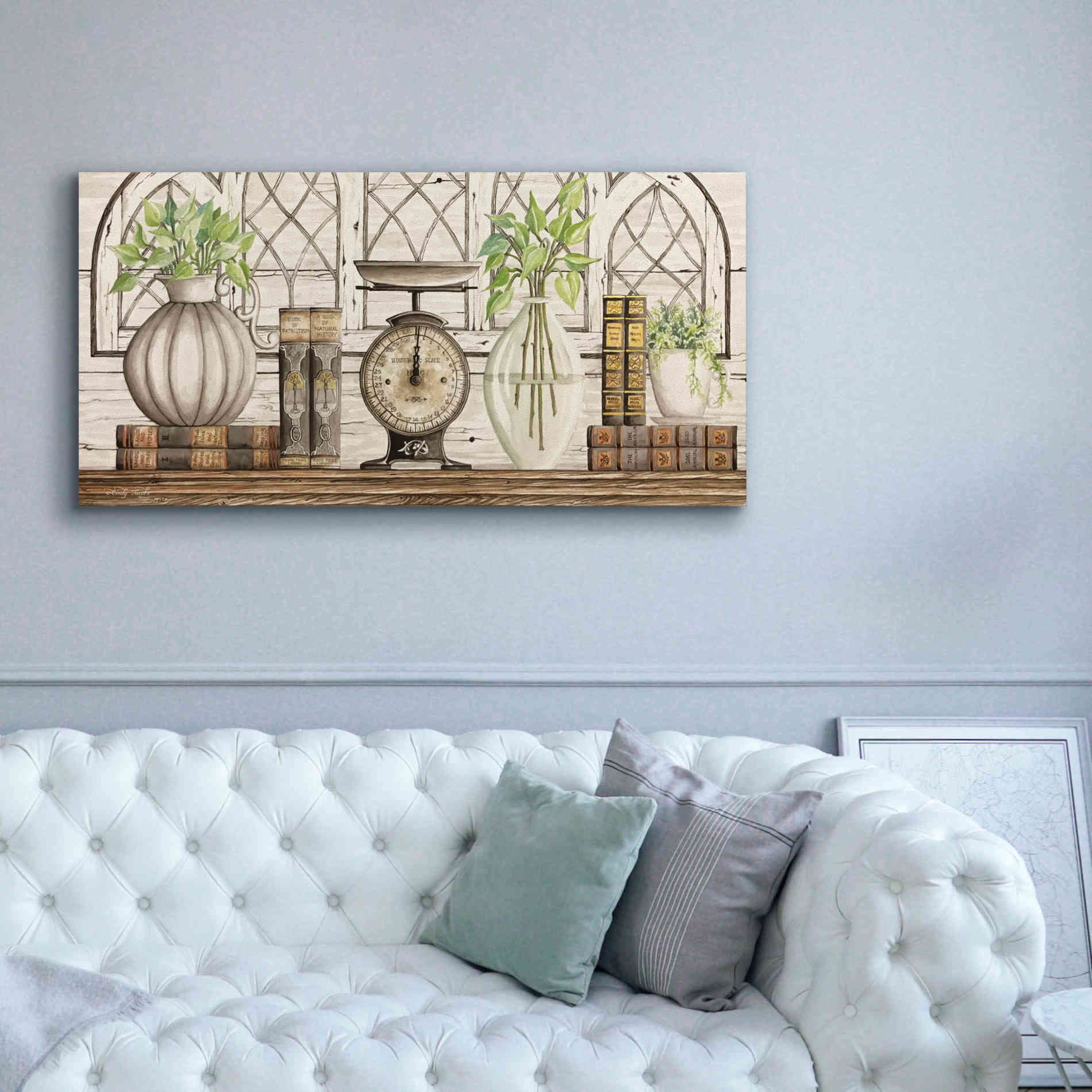 'All Things Beautiful' by Cindy Jacobs, Canvas Wall Art,60 x 30