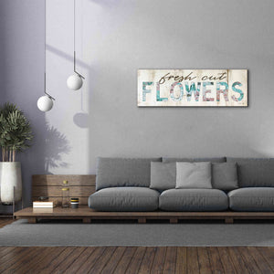 'Fresh Cut Flowers' by Cindy Jacobs, Canvas Wall Art,60 x 20