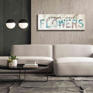 'Fresh Cut Flowers' by Cindy Jacobs, Canvas Wall Art,60 x 20