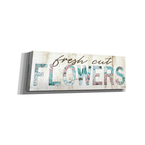 Image of 'Fresh Cut Flowers' by Cindy Jacobs, Canvas Wall Art,Size 3 Landscape
