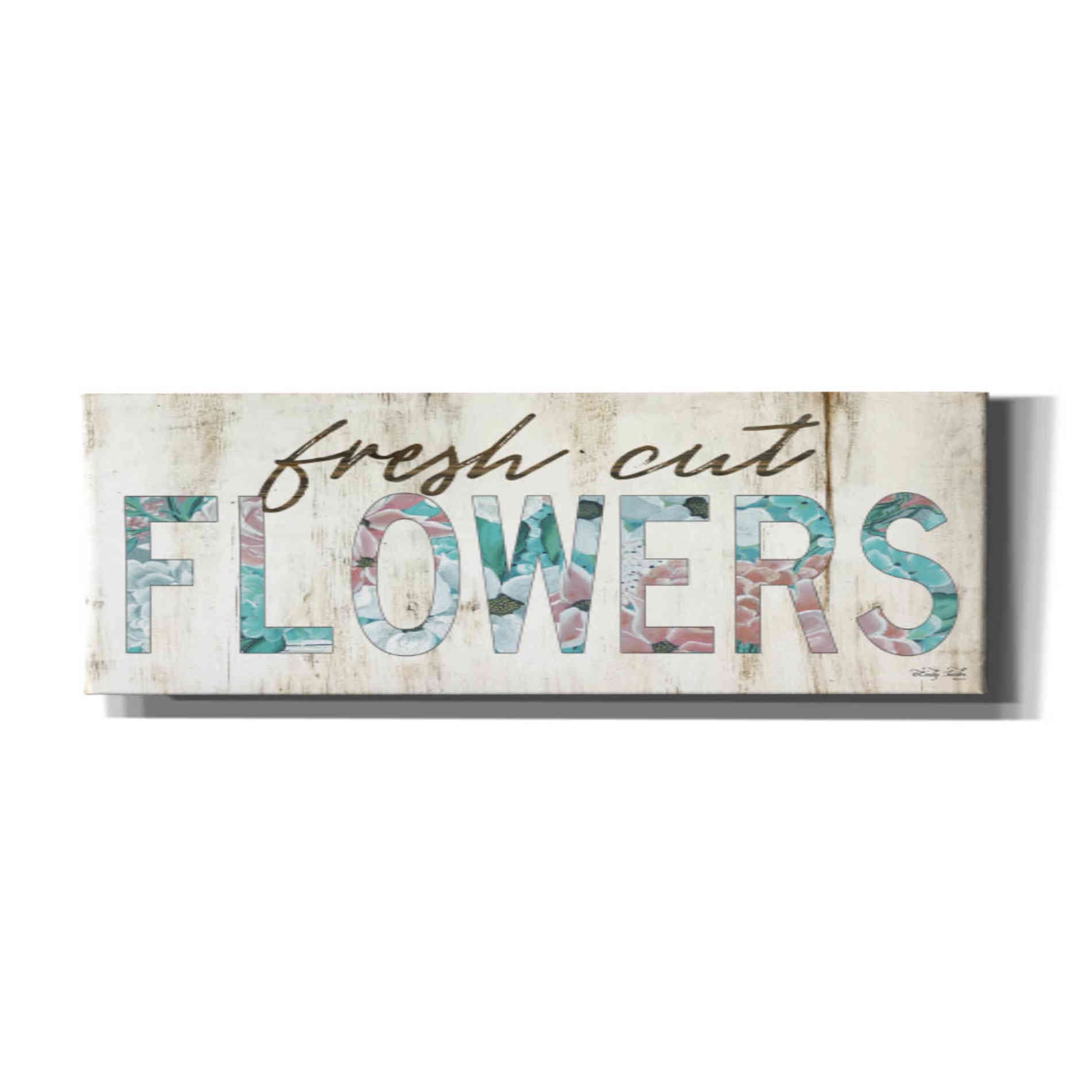 'Fresh Cut Flowers' by Cindy Jacobs, Canvas Wall Art,Size 3 Landscape