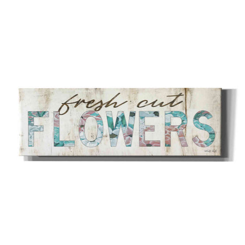 Image of 'Fresh Cut Flowers' by Cindy Jacobs, Canvas Wall Art,Size 3 Landscape