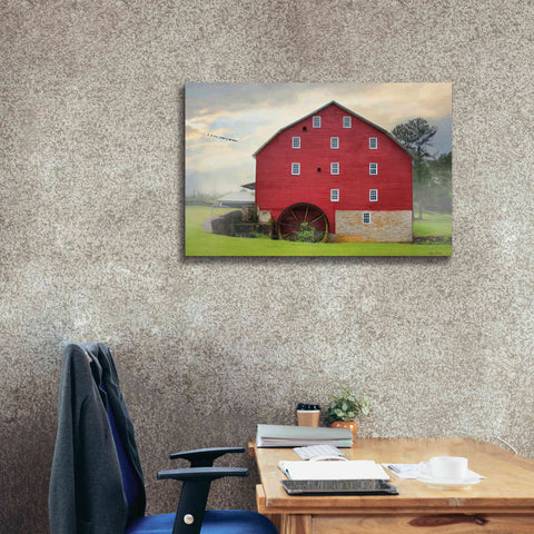 Image of 'Willow Grove Mill' by Lori Deiter, Canvas Wall Art,40 x 26