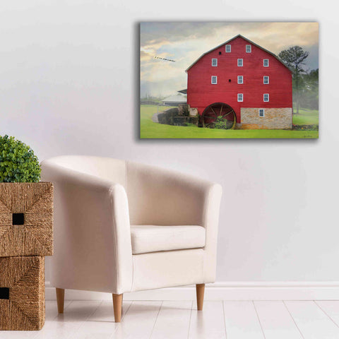 Image of 'Willow Grove Mill' by Lori Deiter, Canvas Wall Art,40 x 26