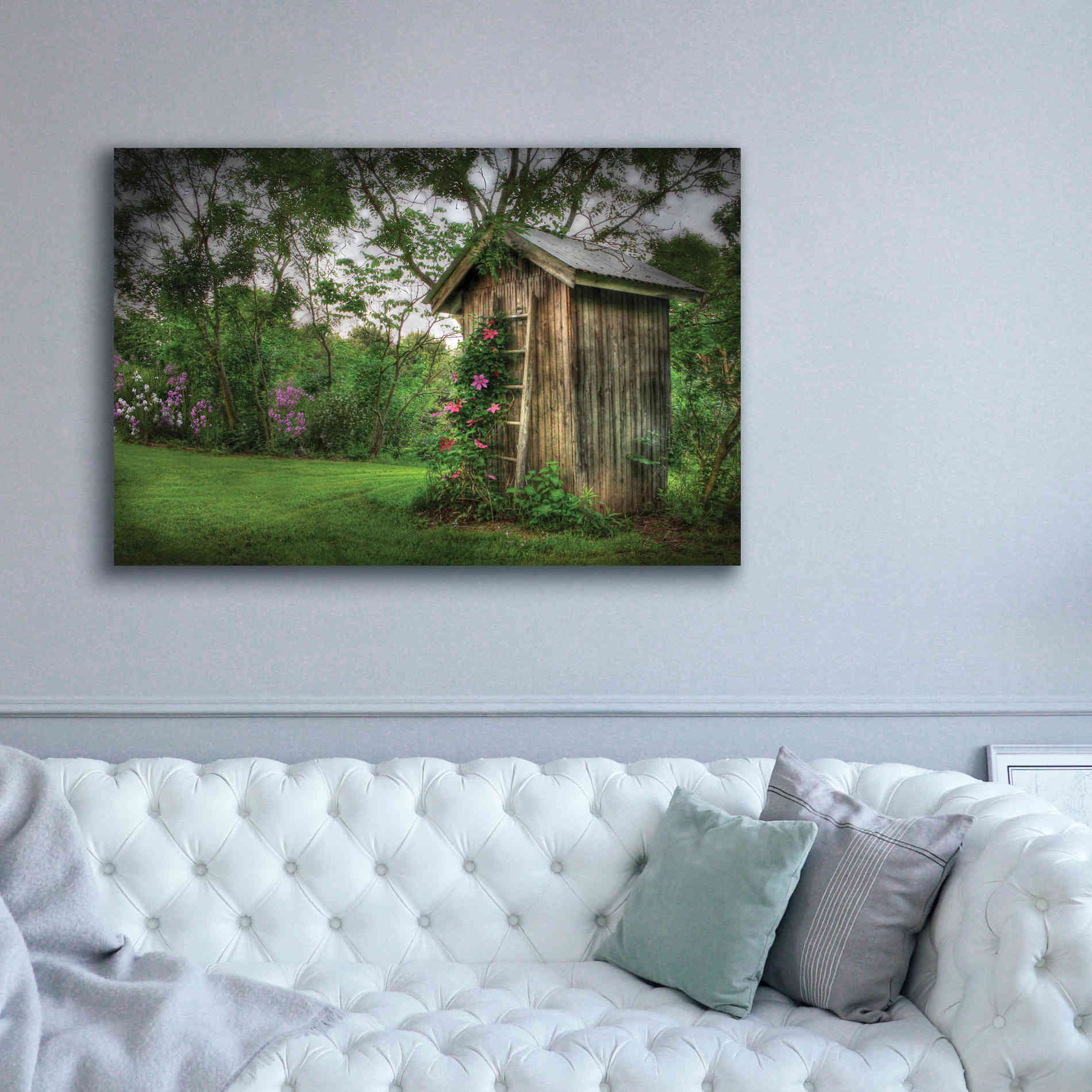 'Fragrant Outhouse' by Lori Deiter, Canvas Wall Art,60 x 40