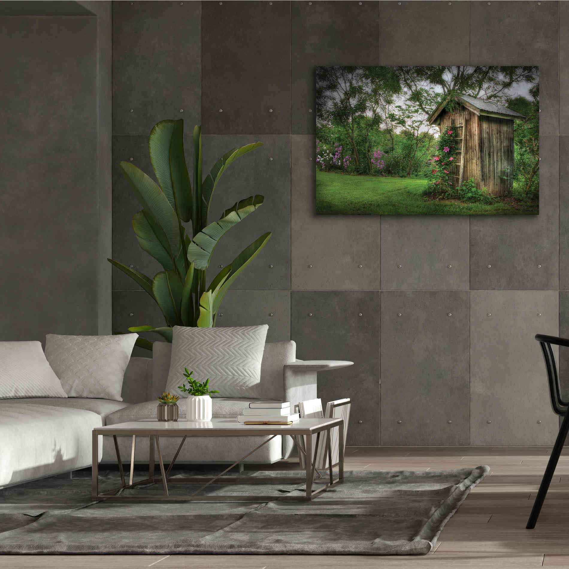 'Fragrant Outhouse' by Lori Deiter, Canvas Wall Art,60 x 40