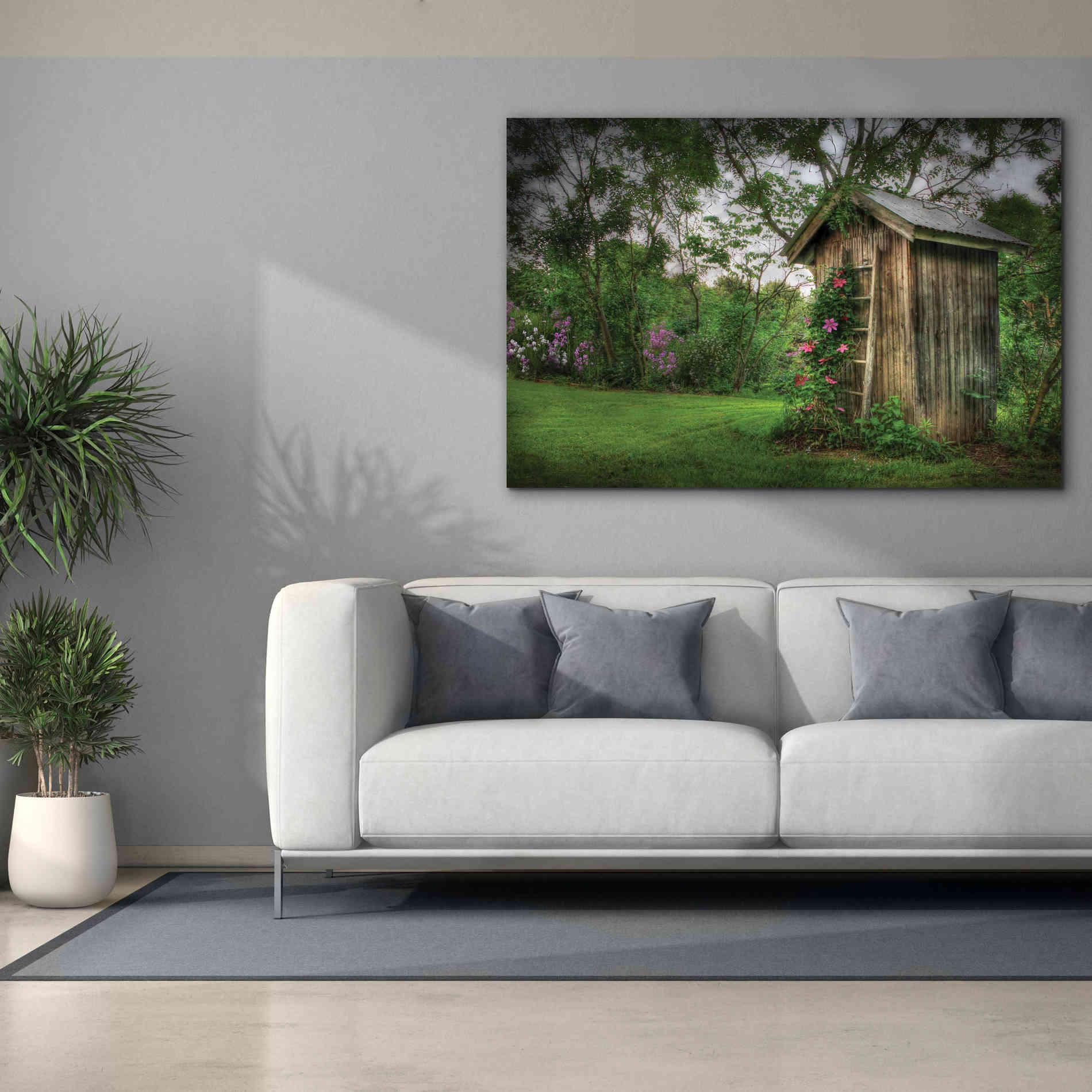 'Fragrant Outhouse' by Lori Deiter, Canvas Wall Art,60 x 40