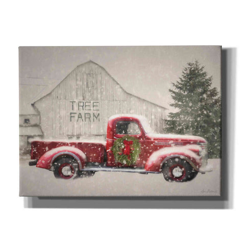 Image of 'Tree Farm With Truck' by Lori Deiter, Canvas Wall Art