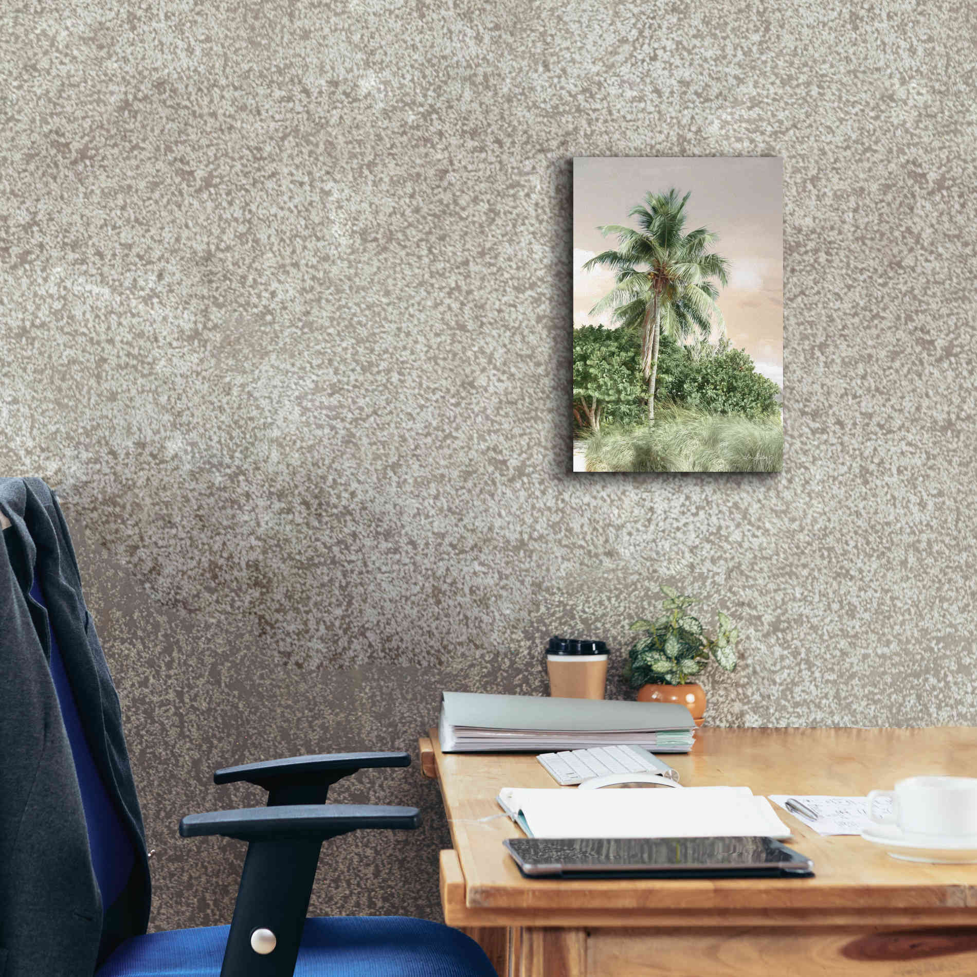 'Sanibel Island Palm' by Lori Deiter, Canvas Wall Art,12 x 18